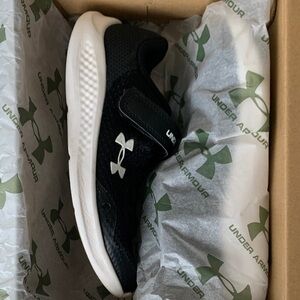 Under Armour Kids Black and White Sneakers